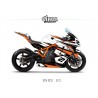 Kit déco KTM RC8 1.3 Blanc Noir Orange