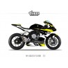Kit déco MV AGUSTA F3 2.2 Noir Jaune Blanc