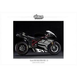 Kit déco Ducati 1098/1198 1.5 Noir Gris