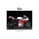 Kit déco Ducati 1098/1198 2.1 Blanc Rouge Noir