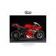 Kit déco Ducati 1098/1198 3.2 Rouge Gris Noir