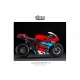 Kit déco Ducati 1098/1198 3.3 Rouge Bleu Noir