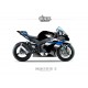 Kit déco Kawasaki ZX10R 2016 1.10 Noir Gris Bleu