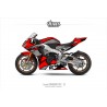 Kit déco Honda CBR1000RR 2017/19 3.2 Rouge Gris Noir