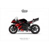 Kit déco Yamaha R1 2007/08 1.2 Noir Rouge Gris