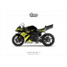 Kit déco Yamaha R1 2007/08 1.3 Noir Jaune Gris